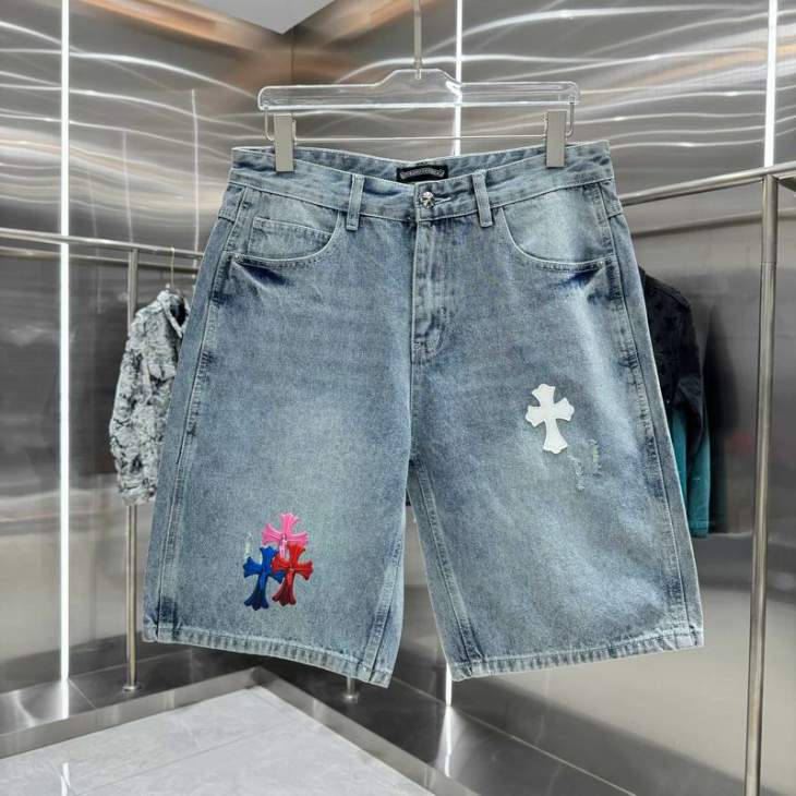 Picture of Chrome Hearts Jeans Short _SKUChromeHeartsM-2XLhgntx908832